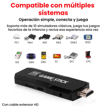 Consola de juegos retro de los 90's